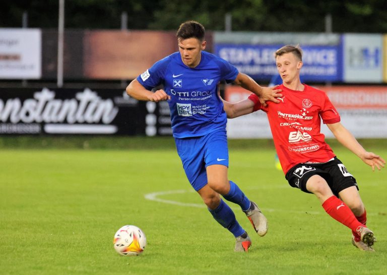 Youngster Fabian Leitner spielte die 2. Halbzeit durch.