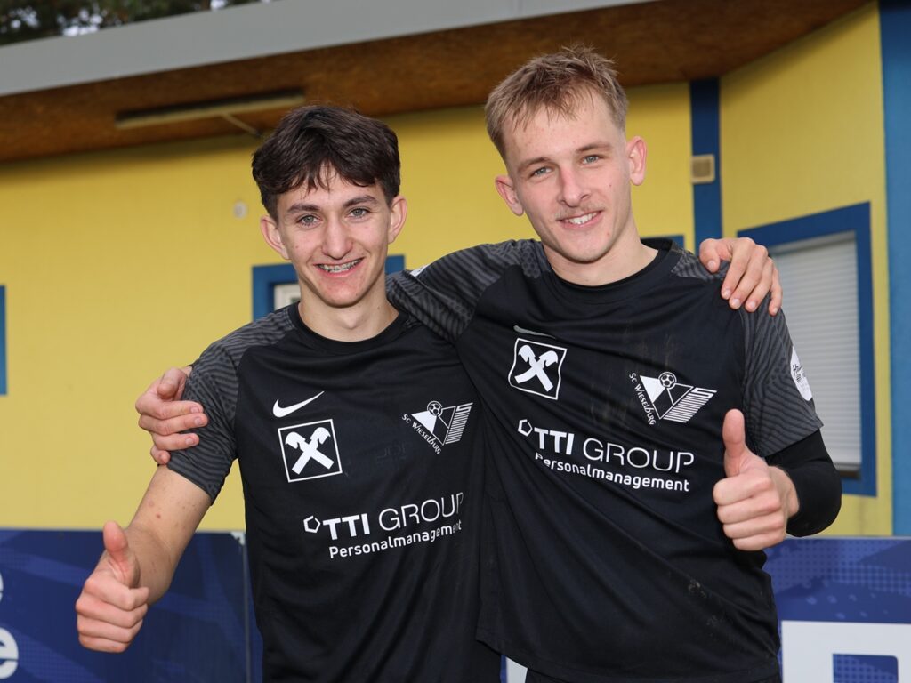 Tim Jagersberger und Macel Doppler erzielten die Tore gegen die Jungwölfe.